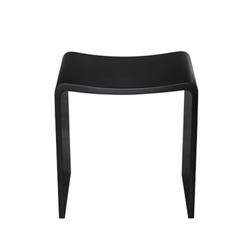Duschhocker schwarz rund