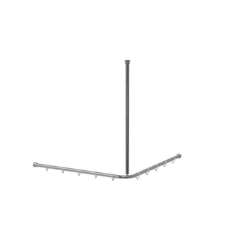 Duschvorhangstange eckig