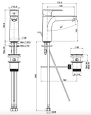 Wasserhahn hoch Skizze