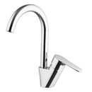 Wasserhahn rund chrom