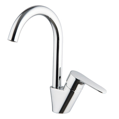 Wasserhahn rund chrom