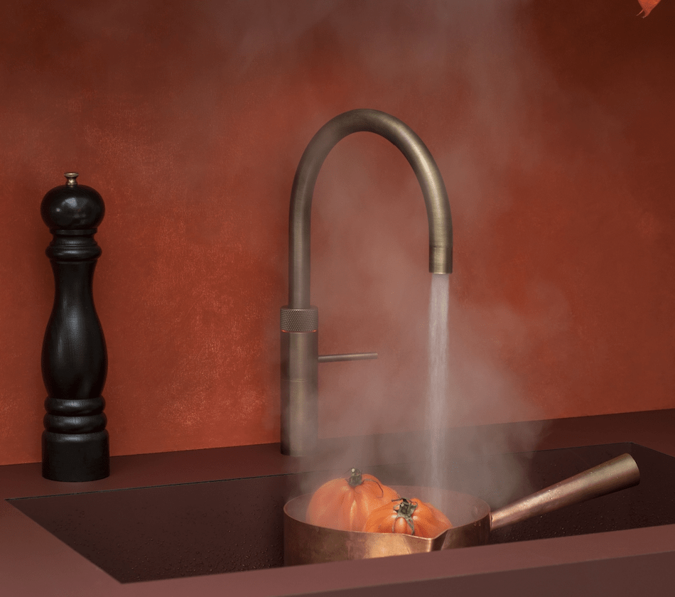 Wasserhahn kochendes wasser waschbecken